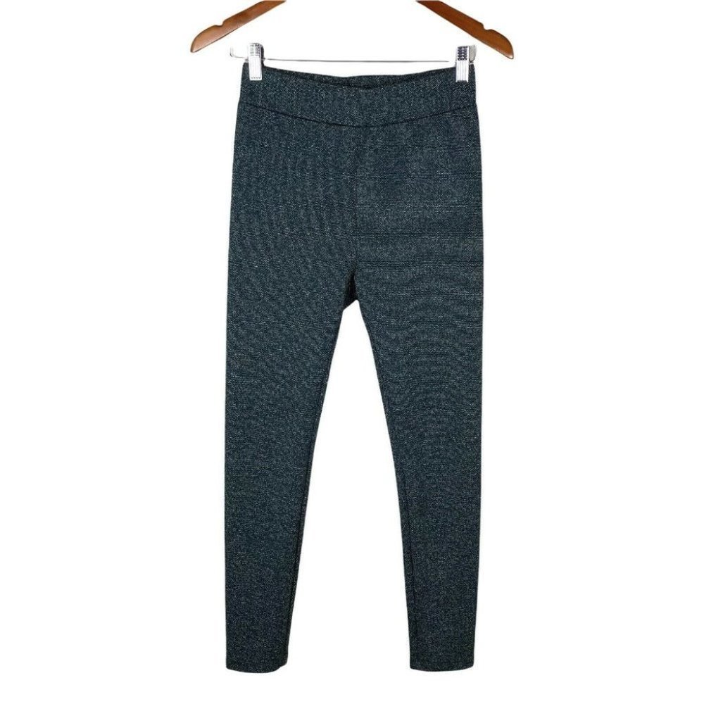 lou and grey For loft green Thick Knit leggings high waist size small euc
